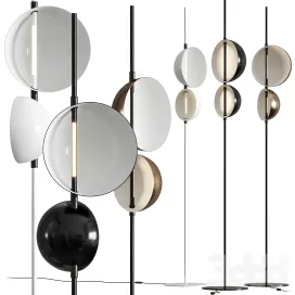 Oluce superluna floor lamps